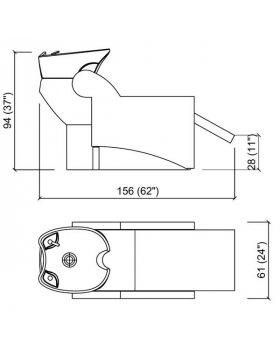 Мойка парикмахерская "WASHLOUNGE JUBILEE BASIC"