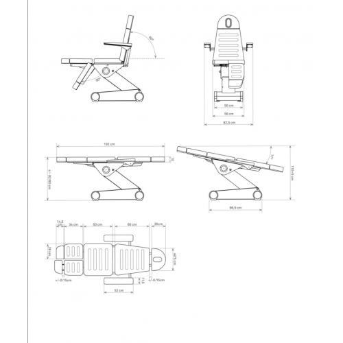 Педикюрное кресло "P155 EL PRINCIPE"