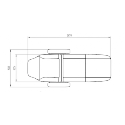 Косметологическое кресло "HZ-3673A" 1 мотор