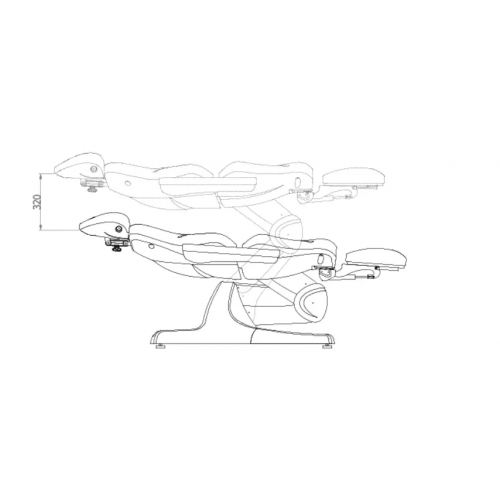 Педикюрное кресло "HZ-3870S" 3 мотора