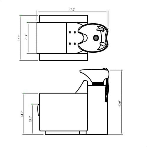 Мойка барбер "Otto" мужская