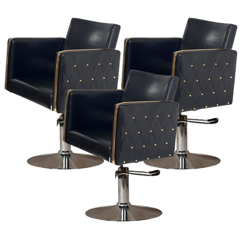 Парикмахерский комплект кресел "Голдиум Блэк Д"