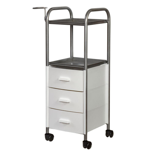 Тележка парикмахерская "Глорис-09" цветные ящики