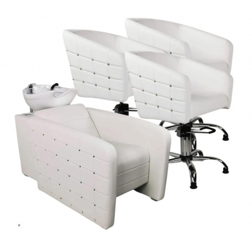 Парикмахерский комплект "Гламрок" белый