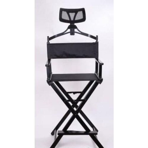 Алюминиевый стул визажиста-бровиста с подголовником