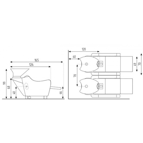 Мойка парикмахерская "WEN CLASSIC - RELAX ELECTRIC FOOTREST"