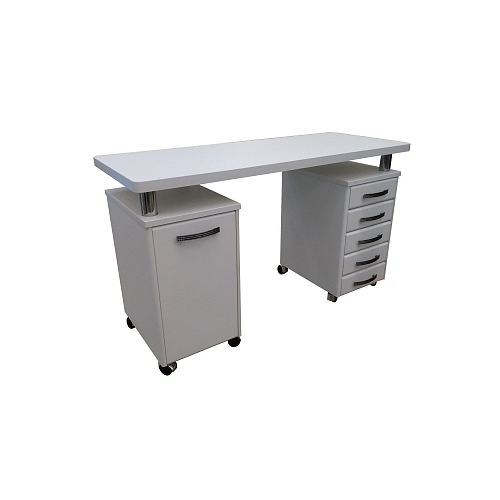 Стол маникюрный с 2 тумбами "ПТ-01"