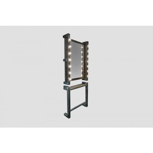 Мужское барбер зеркало "Andres" (с подставкой и подсветкой)